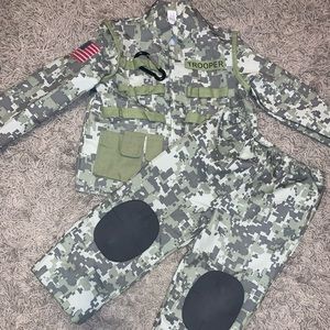 Toddler soldier/trooper Halloween costume